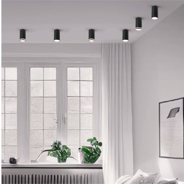 Светильник потолочный Wolta Moderno WSL-GU10/02BL под лампу GU10 черный