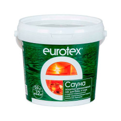 Лак Eurotex Сауна акриловый глянцевый 0.9 кг