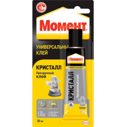 Клей универсальный Момент Кристалл, полиуретановый 30мл
