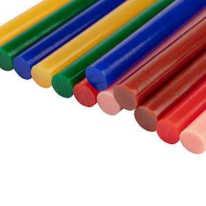 Стержни клеевые Rexant 09-1230 цветные 11.3*100 мм 12 шт