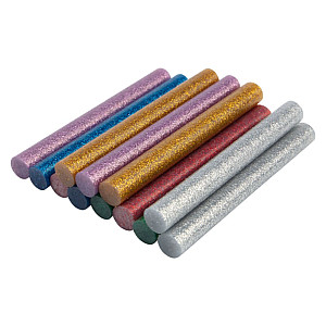 Стержни клеевые Rexant 09-1235 цветные с блестками 11.3*100 мм 12 шт