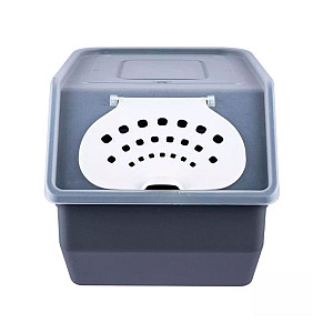 Контейнер для овощей Полимербыт 4382100 серый 11.2 л