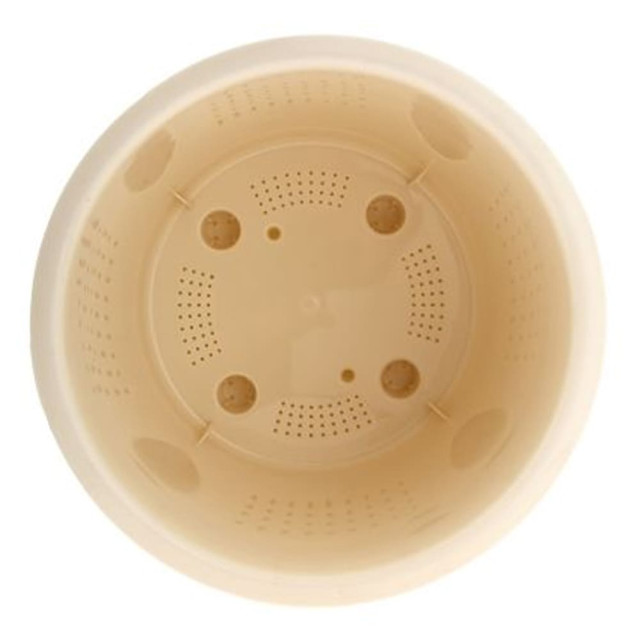 Горшок для цветов Forma Genius с дренажной вставкой молочный 6.6 л