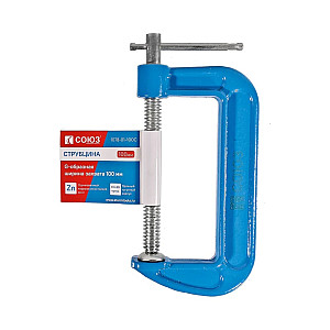 Струбцина G-образная Союз 1078-01-100С винтовая 4-- 100 мм