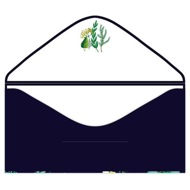 Конверт для денег ГК Горчаков 445 Без надписи Цветы 7.0000253