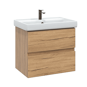 Тумба подвесная SanStar Lavanti 50 с умывальником Como 50