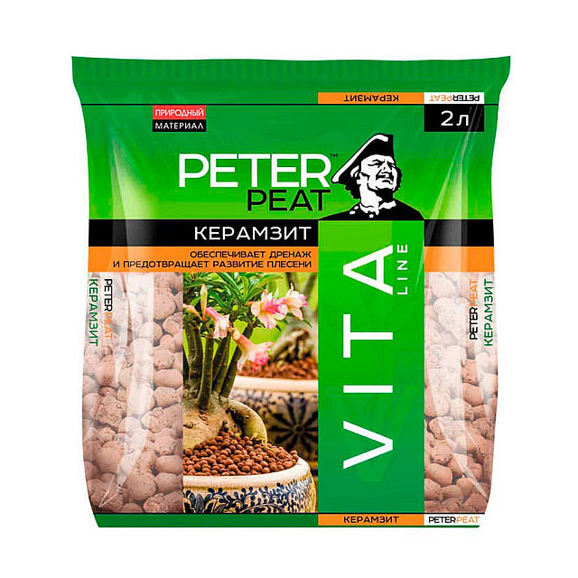 Керамзит Peter Peat Vita В-01-2 фракция 5-10 2 л