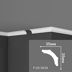 Плинтус потолочный Де-Багет П 05 35/35 35*35*2000 мм