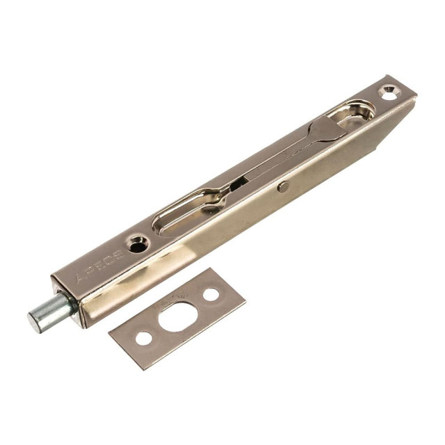 Шпингалет торцевой Apecs FB-01-140-NIS матовый никель