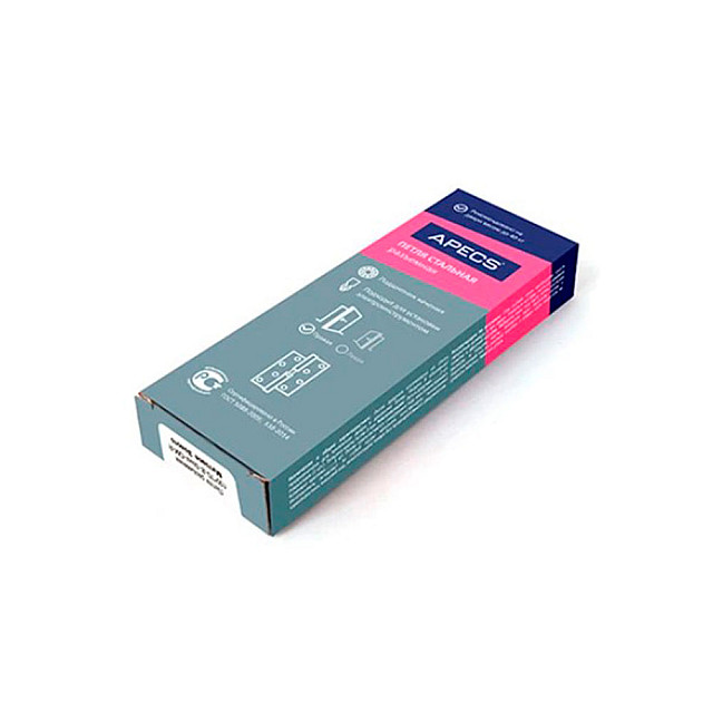 Петля врезная Apecs 100*70*-B-Steel-Nis-L 2 шт