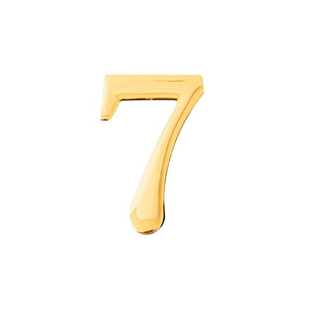 Цифра дверная Apecs DN-01-7-Z-G