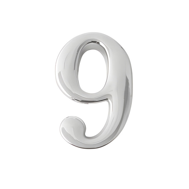 Цифра дверная Apecs DN-01-9-Z-CR