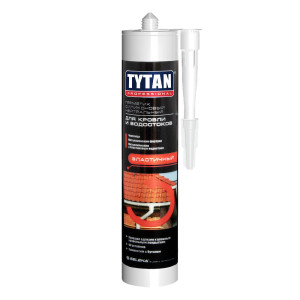 Герметик силиконовый Tytan Professional нейтральный для кровли и водостоков прозрачный 310 мл