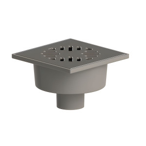 Трап Татполимер ТП-102.50-150VSHs ПП 50 вертикальный 150*150 мм