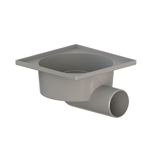 Трап Татполимер  ТП-103.50-150HSDs ПП 50 горизонтальный 150*150 мм сухой затвор