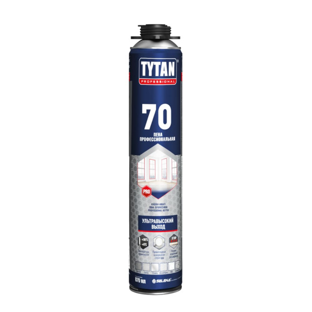 Пена монтажная Tytan Professional 70 профессиональная 870 мл Пена монтажная Tytan Professional 70 профессиональная 870 мл