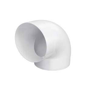 Колено Era 12.5ККП круглое пластик 90° 125 мм