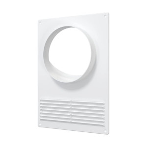 Площадка торцевая Era 125ПТПР пластиковая с решеткой 180*250/125 мм