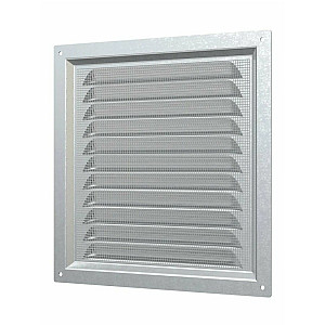 Вентрешетка Era 2020МЦ 200*200 мм металлическая оцинкованная