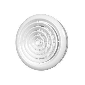 Диффузор приточно-вытяжной со стопорным кольцом и фланцем Эра 12.5DK 125 мм