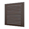 Вентрешетка Era 2525МЭ 250*250 мм вытяжная стальная коричневая