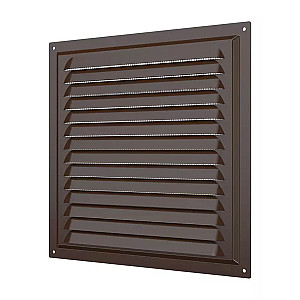 Вентрешетка Era 2525МЭ 250*250 мм вытяжная стальная коричневая