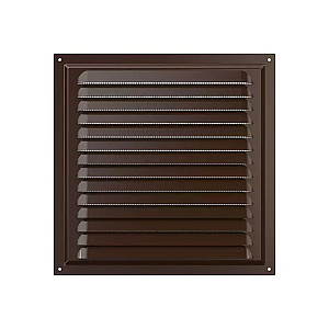 Вентрешетка Era 2525МЭ 250*250 мм вытяжная стальная коричневая