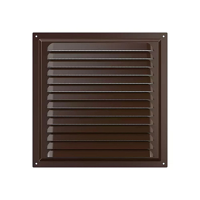 Вентрешетка Era 2525МЭ 250*250 мм вытяжная стальная коричневая
