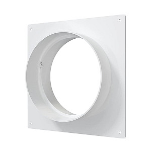 Соединитель Era 12.5SKNP круглых каналов с накладной пластиной 125 мм