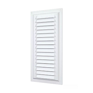 Вентрешетка Era 1530МЭ 150*300 мм металлическая белая