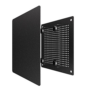 Вентрешетка Era 1414RVM Black сетка разъемная на магнитах 140*140 мм