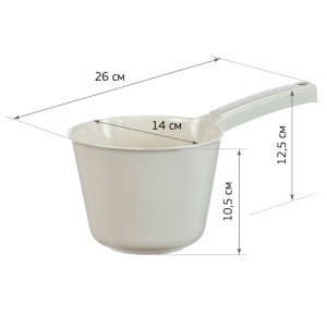 Ковш Idea М 1215 аквамарин 1 л