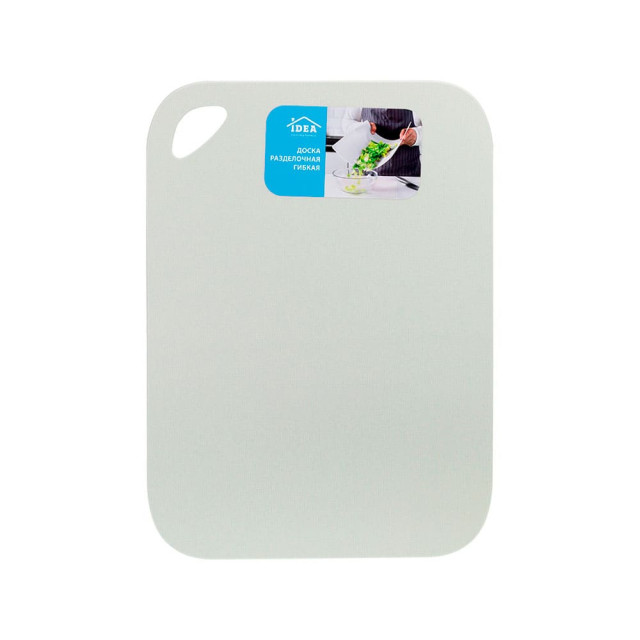 Доска разделочная Idea М 1578 гибкая белый ротанг 35*25 см