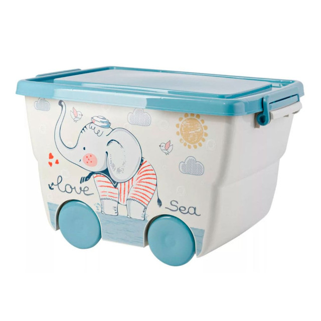 Ящик для игрушек Idea Деко Слоник М 2550 23 л