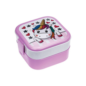 Контейнер для обеда Idea Единорог М1232 0.4+0.4 л