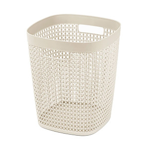 Корзина для бумаг Idea Пирула М 2500 латте 10 л