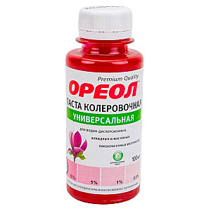 Паста колеровочная Ореол №10 универсальная фуксия 100 мл