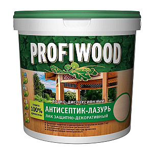 Антисептик-лазурь Profiwood декоративный атмосферостойкий бесцветный 0.9 л