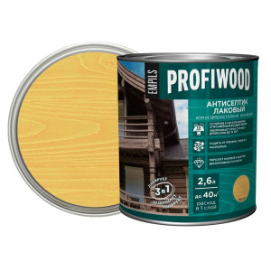 Антисептик Profiwood лаковый тонирующий сосна 2.6 л