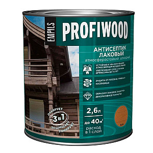 Антисептик Profiwood лаковый тонирующий бук 2.6 л
