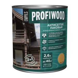 Антисептик Profiwood лаковый тонирующий орегон 2.6 л