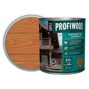 Антисептик Profiwood лаковый тонирующий тик 2.6 л