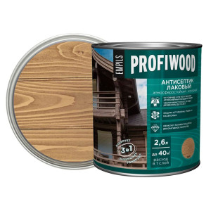 Антисептик Profiwood лаковый тонирующий дуб 2.6 л