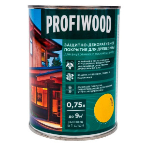 Защитно-декоративное покрытие для древесины Profiwood сосна 0.75 л
