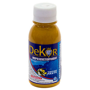 Паста колерная Dekor №11 охра 0.1 кг