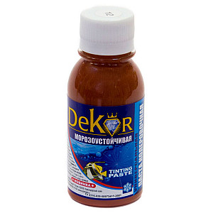 Паста колерная Dekor №12 шиповник 0.1 кг