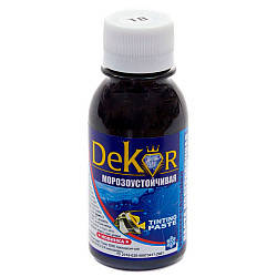Паста колерная Dekor №18 черный 0.1 кг