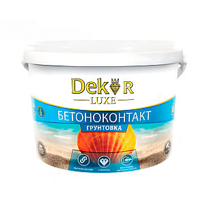 Грунтовка Dekor ВД-АК-0158 Бетонконтакт 6 кг