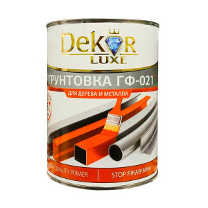 Грунтовка Dekor ГФ-021 белая 0.8 кг