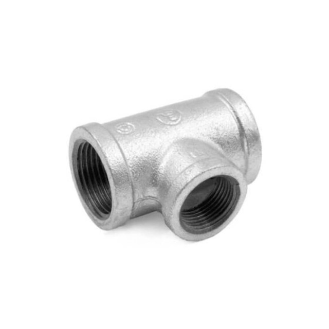Тройник переходной  Fittex Plus Ду 40*20 ВР чугунный оцинкованный